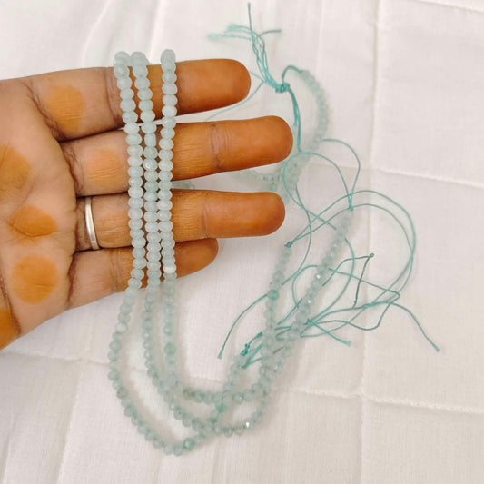 Semiprecious Light Green Colour Beads-RCMB46