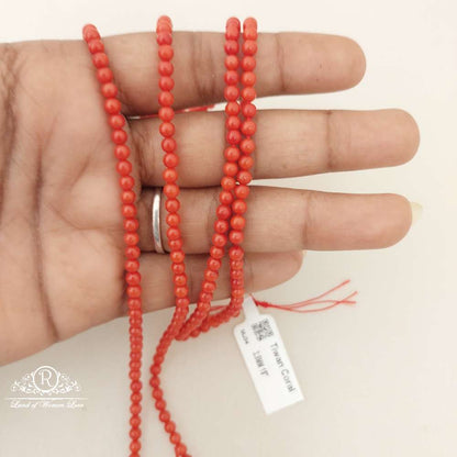 3.5MM Tiwan Coral Beads-MJ34