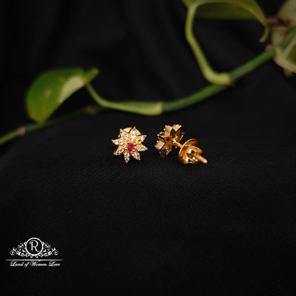 92.5 silver simple and Cute earrings-RCZ72