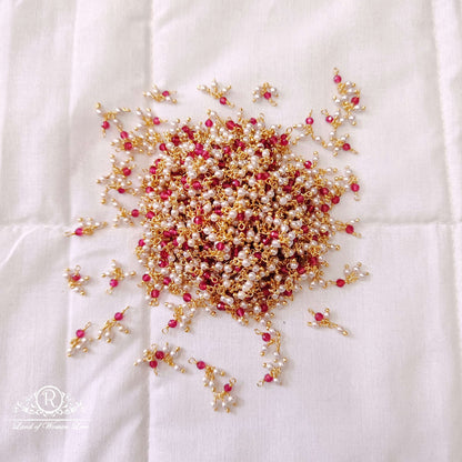 silver gold polish pears is red -rcjr260 92.5 silver ramala jewelry / ramala collections