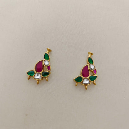 Silver kundan pendants -RCD263