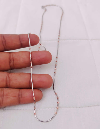 Silver base beautiful Chain -RCD149