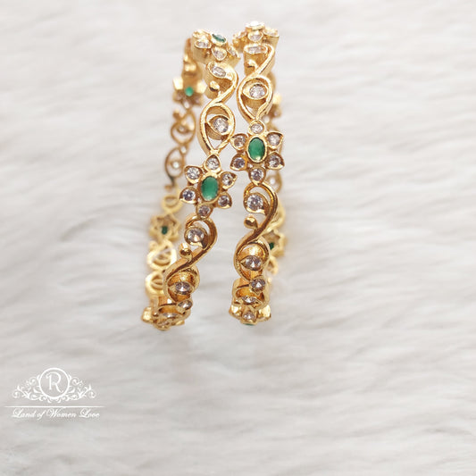 Silver Bangles designs-RN28