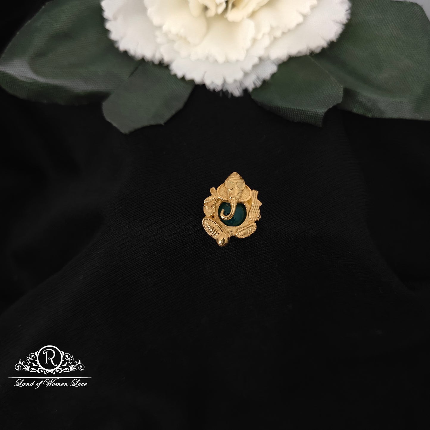 silver ganesh locket -rca101 92.5 silver ramala jewelry / ramala collections