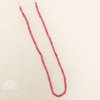 2*3 Red Zaid Bati Beads-MJ12