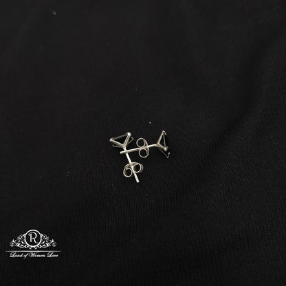 92.5 silver simple and Cute earrings - RCHS52-5