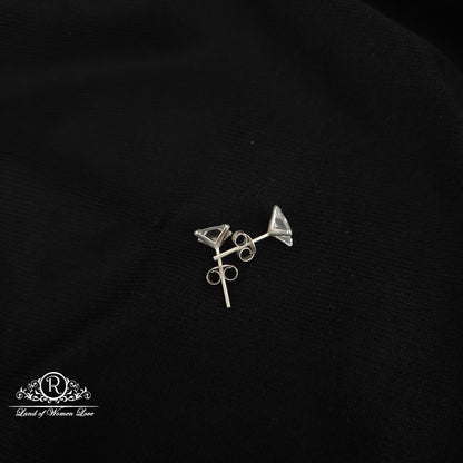 92.5 silver simple and Cute earrings - RCHS43