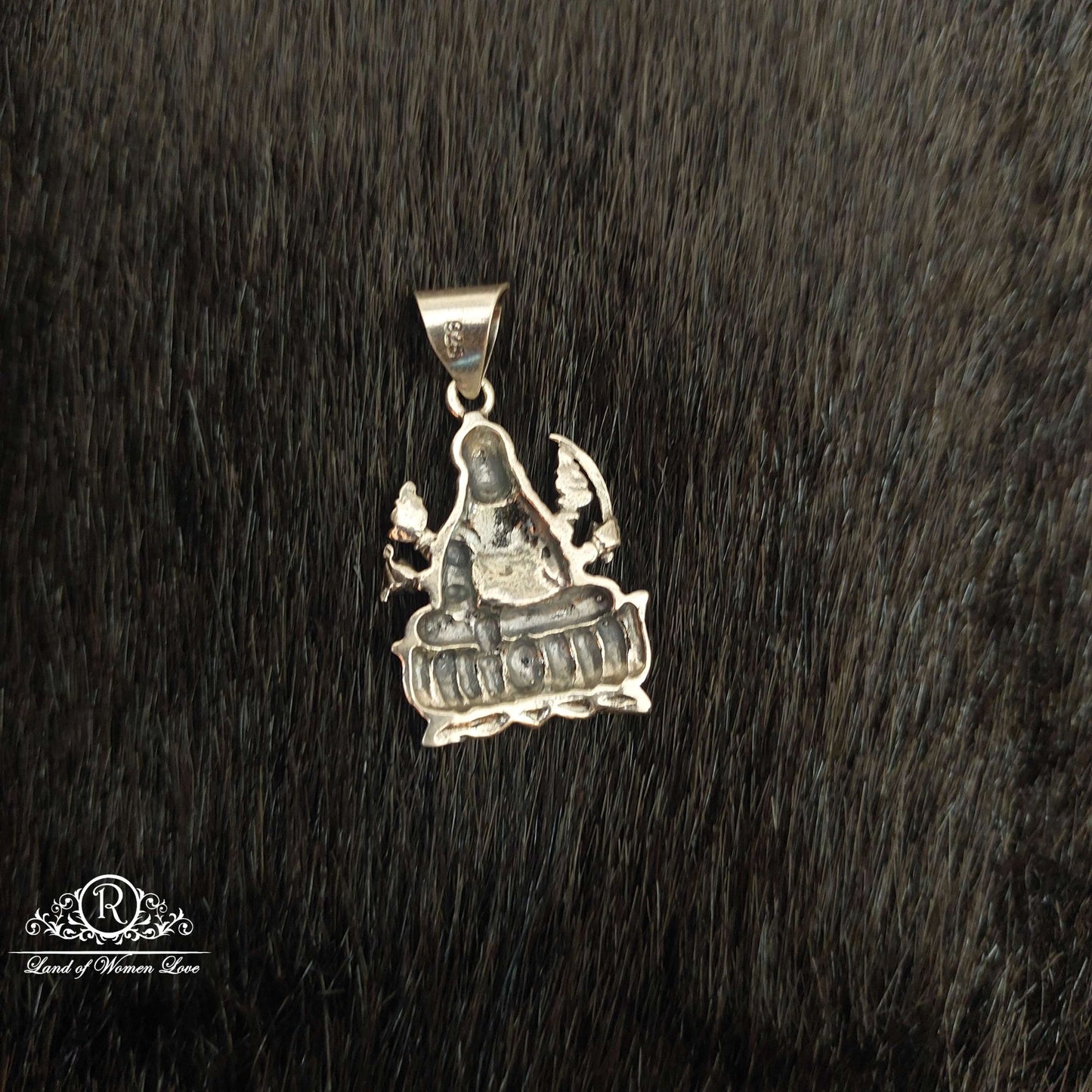 Silver Lakshmi Devi Locket-SS95