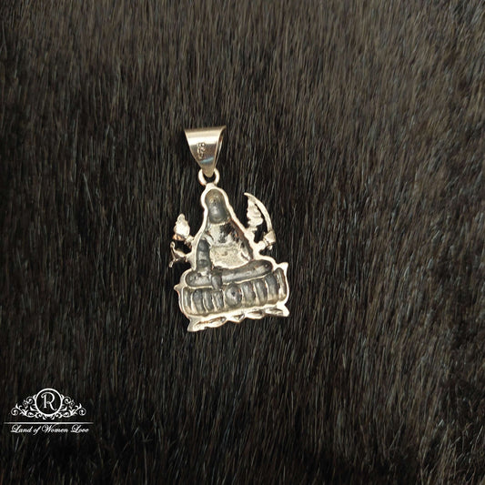 Silver Lakshmi Devi Locket-SS95