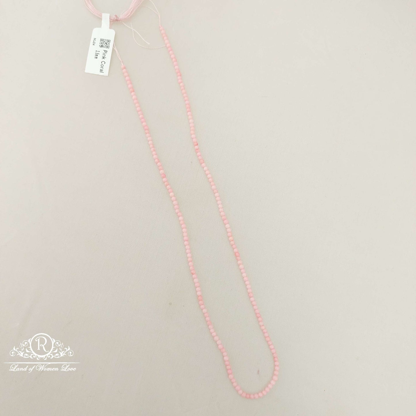 2.5MM Pink Coral Beads-MJ24