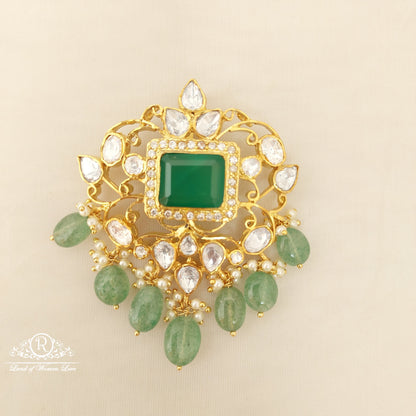 Silver Moissanites Pendant-D007