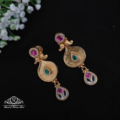 earrings silver simple and cute earrings -rc06 m415 92.5 silver ramala jewelry / ramala collections