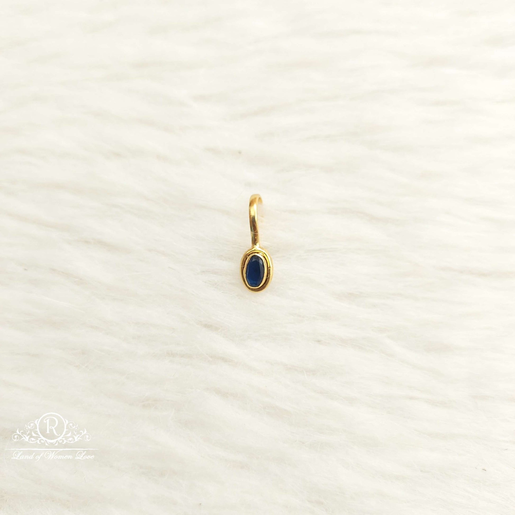 nose pin silver nose pins-sa510-9 92.5 silver ramala jewelry / ramala collections