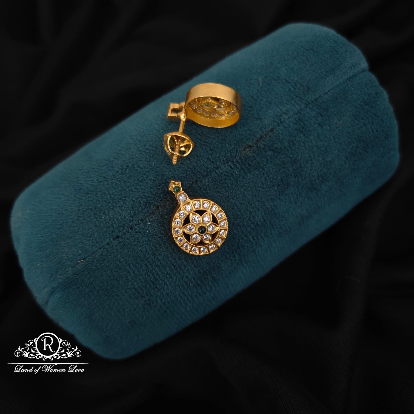 92.5 Silver Earrings-RCM293