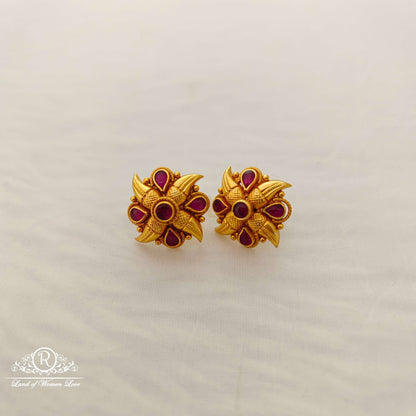 Silver gold replica earrings -RCV245