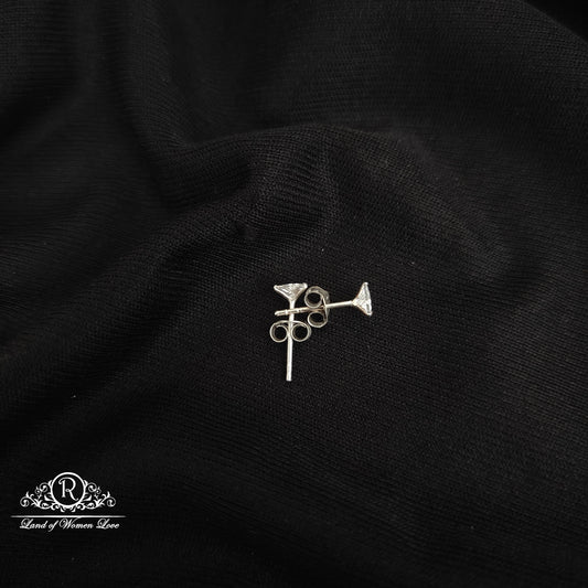 92.5 silver simple and Cute earrings - RCHS41-02