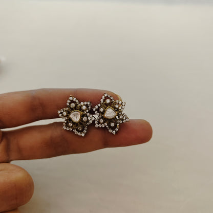 Silver victorian small earrings -RCP081