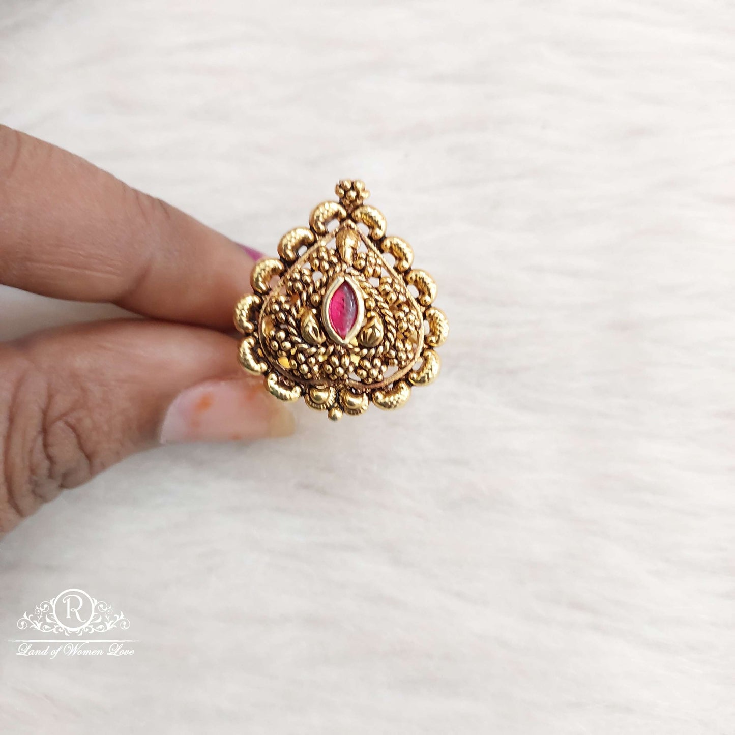 Silver Finger Ring-S817