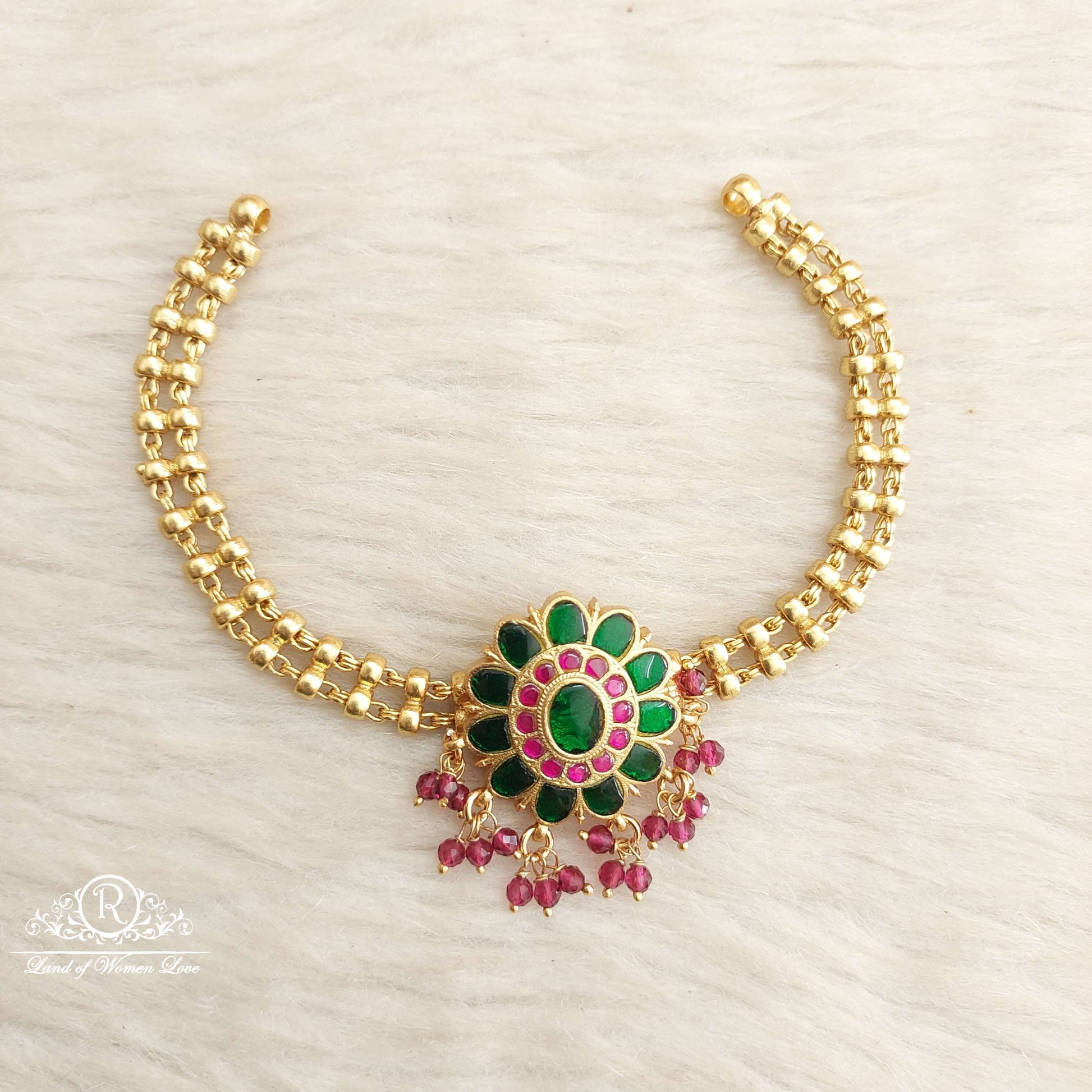 silver kundan chocker-sa245 kundan 92.5 silver ramala jewelry / ramala collections
