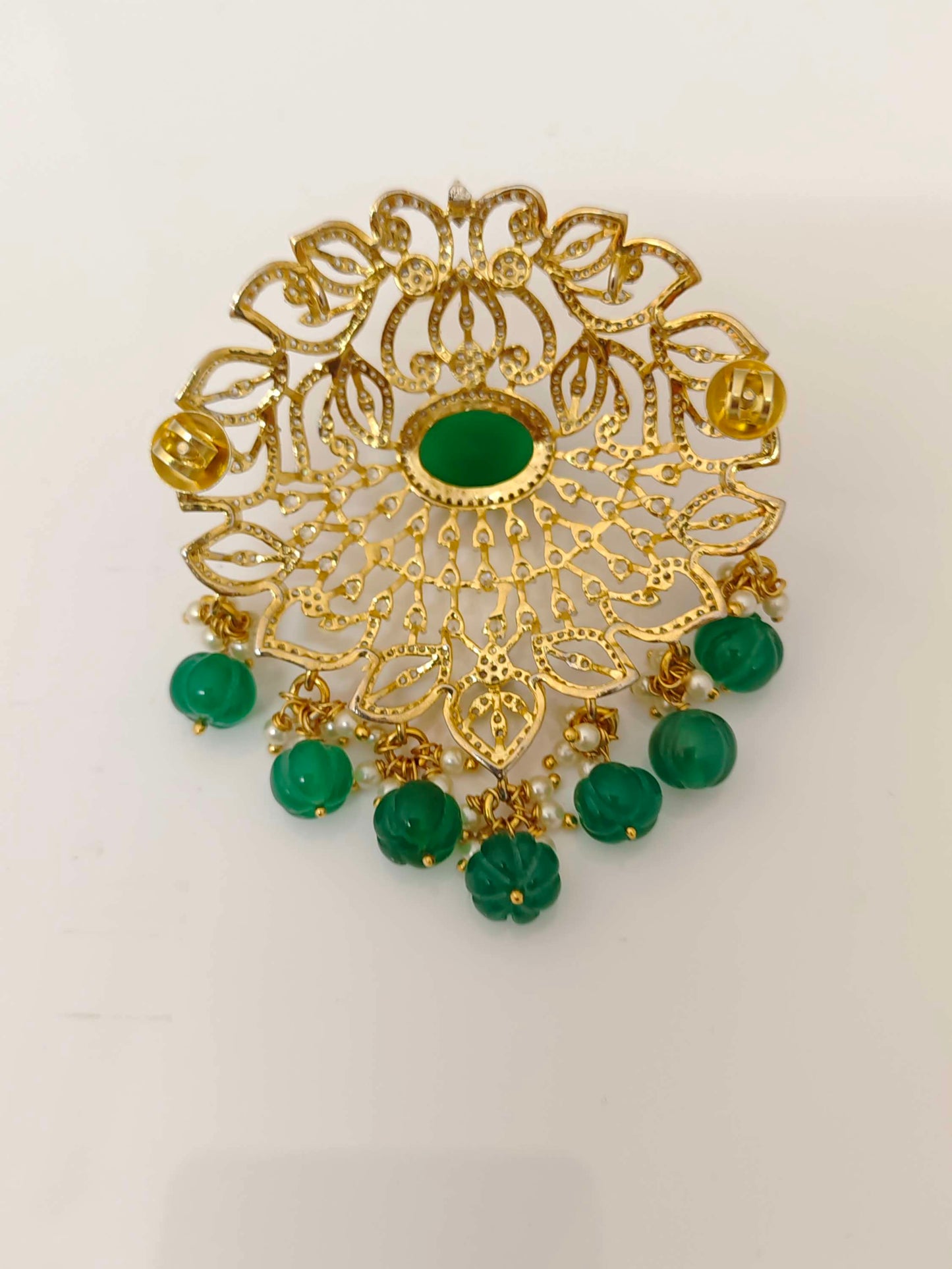 Silver CZ-Stones Locket Design-RCT290