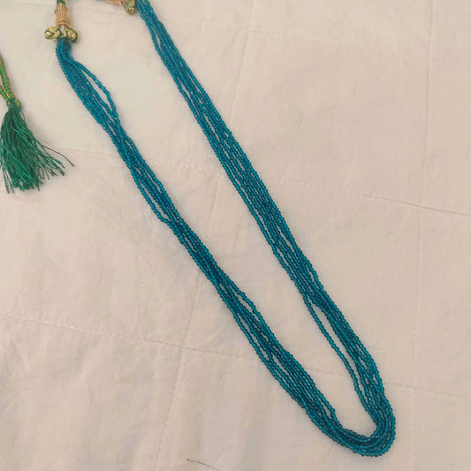 chain royal blue colour beads -rch308 92.5 silver ramala jewelry / ramala collections