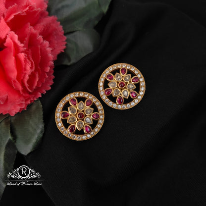 earrings 92.5 silver simple and cute earrings-rch954 92.5 silver ramala jewelry / ramala collections