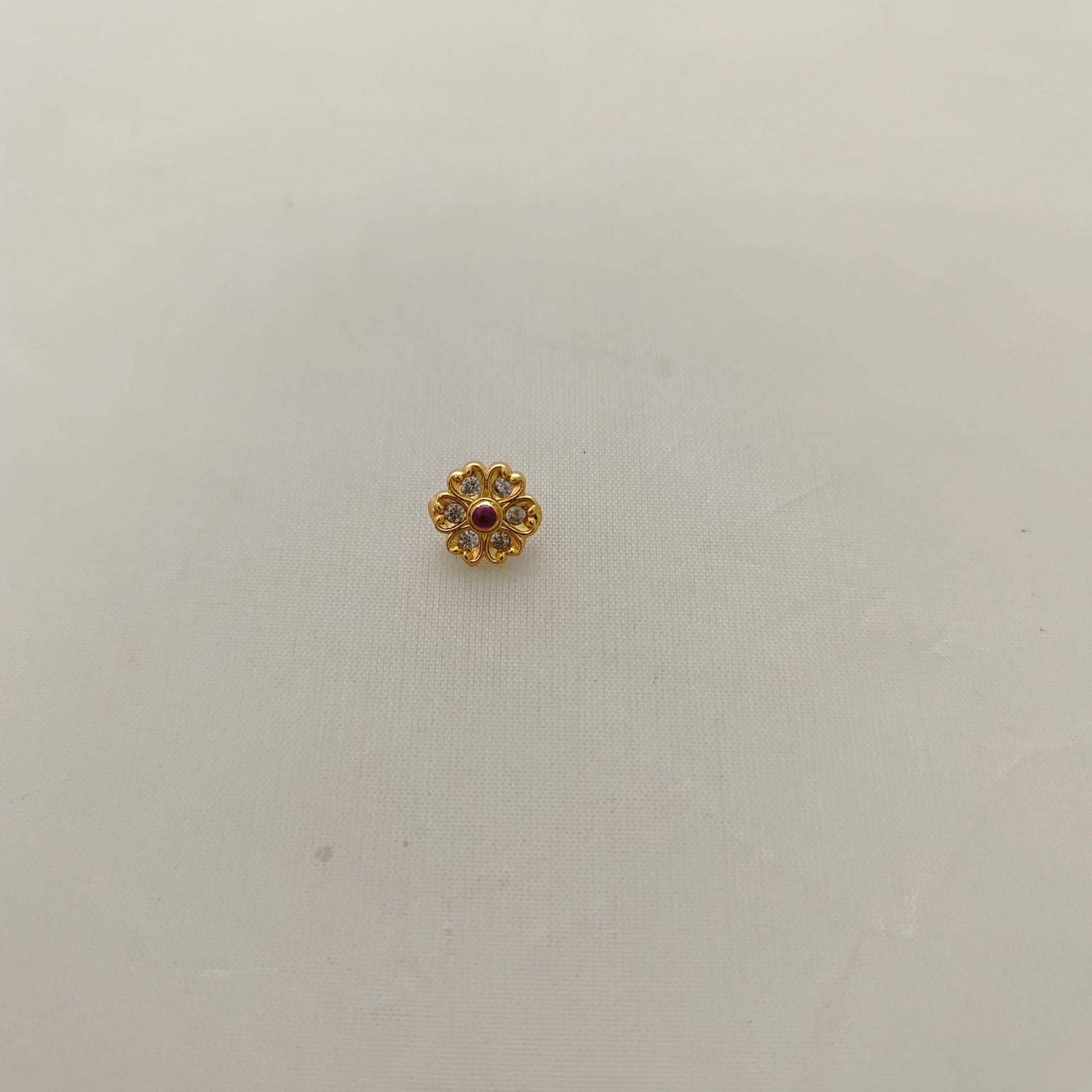 pendant silver flower side locket -rcjr414 92.5 silver ramala jewelry / ramala collections