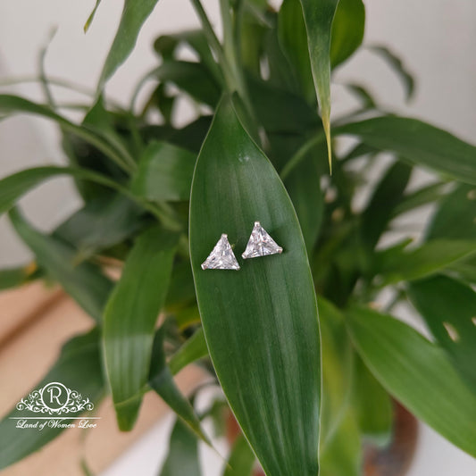 earrings 92.5 silver simple and cute earrings - rchs41 92.5 silver ramala jewelry / ramala collections