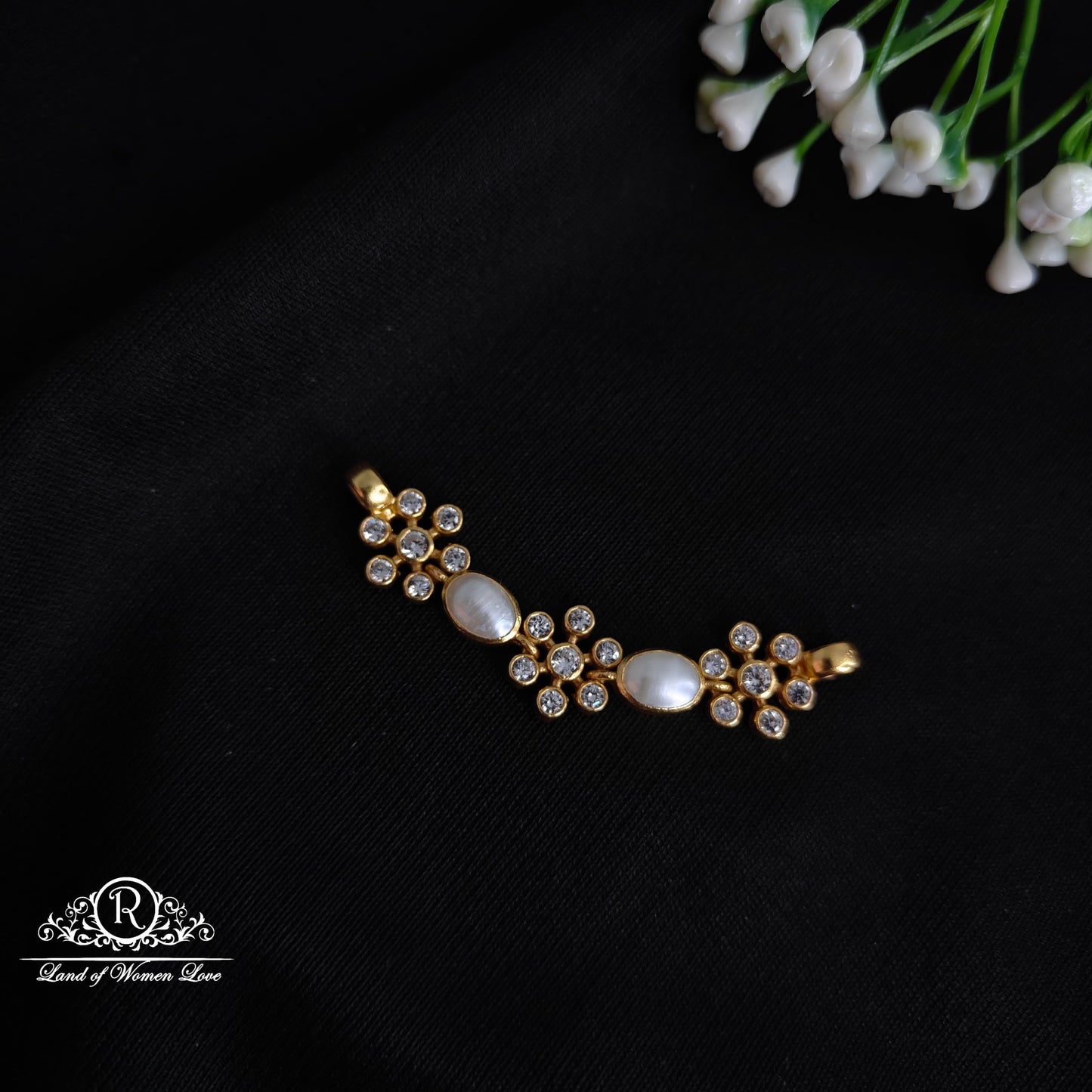 stud silver mala locket -rcl41 ruby 92.5 silver ramala jewelry / ramala collections