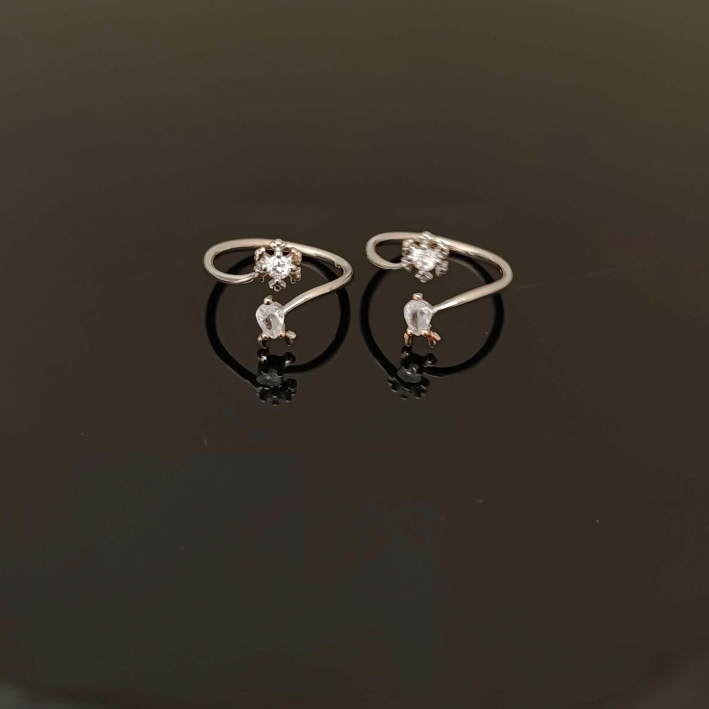 Silver Toe Rings-RCT247