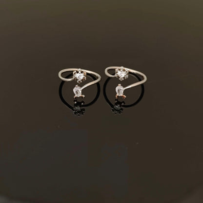 Silver Toe Rings-RCT247