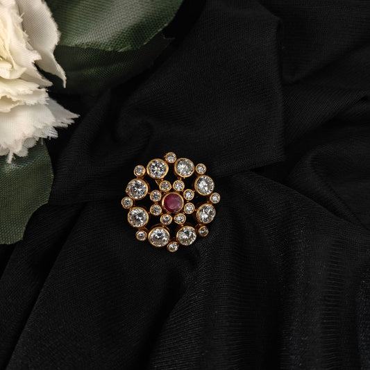 92.5-SILVER CZ PENDANT -RCM1536