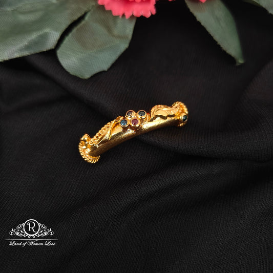 92.5 Silver Flower design Bangle top-RCDS0648