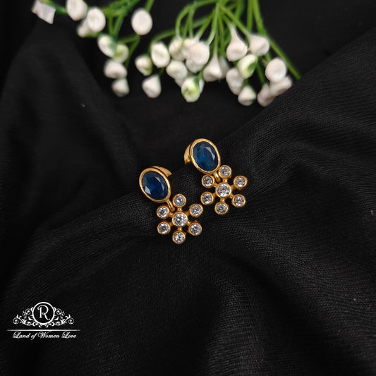 92.5 silver simple and cute earrings-RCL26