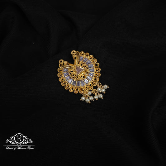 92.5 siver mala locket with pearls hangings -RCHA07