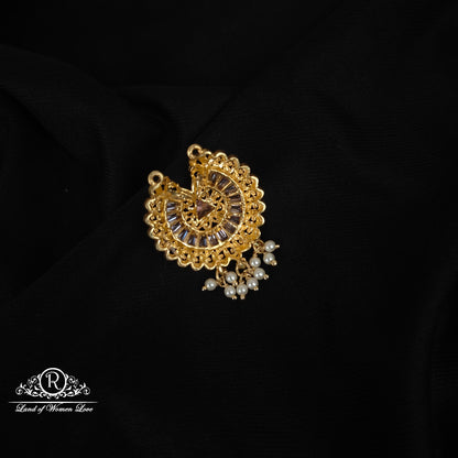 92.5 siver mala locket with pearls hangings -RCHA07