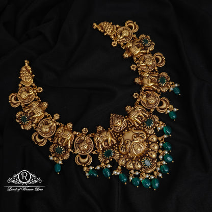 92.5-SILVER ELEPHANT NECKLACE-RCM1543