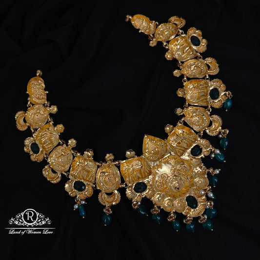 92.5-SILVER ELEPHANT NECKLACE-RCM1543