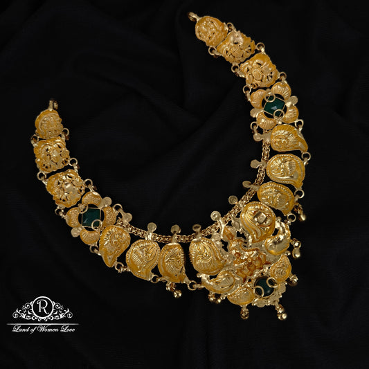 92.5-SILVER LAKSHMI DEVI NECKLACE-RCM1547