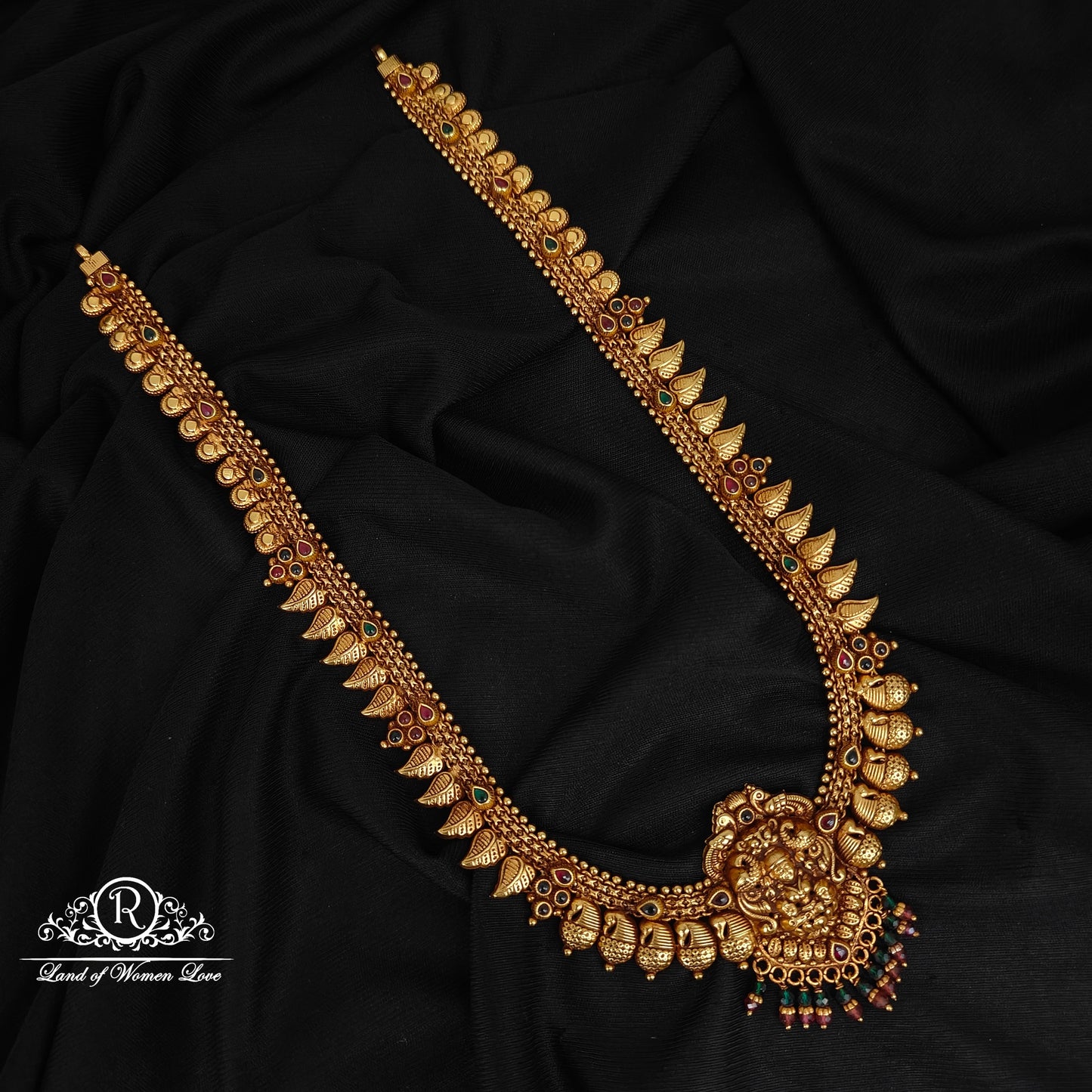 92.5-SILVER PEACOCK DESGIN HARAM-RCM1550