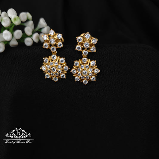 92.5 silver simple and Cute earrings -S366