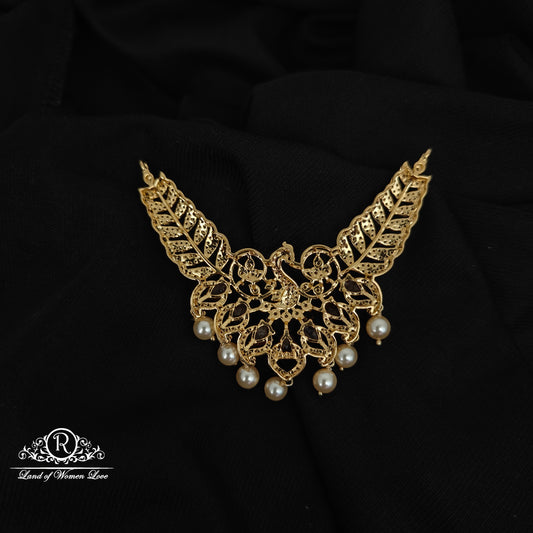 92.5 SILVER DIAMOND FINISHING MALA LOCKET-RCM1460