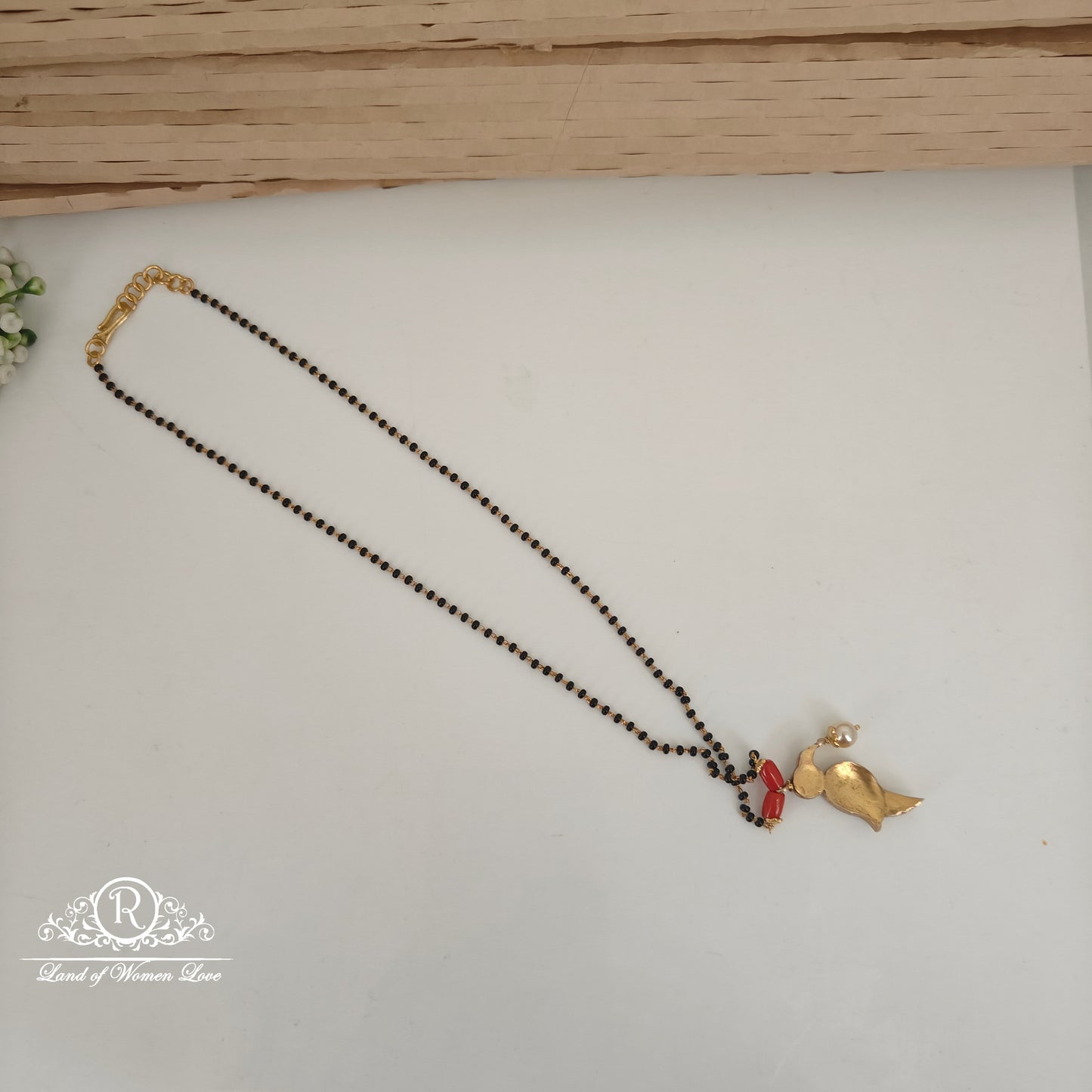 92.5 silver simple and Cute Black beads with CZ stones bird locket -RCH1004