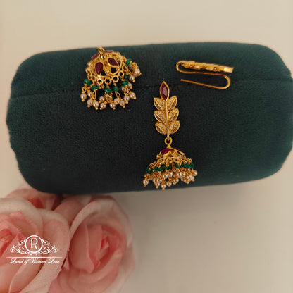 92.5 Silver changeable jumkas-RCBH024