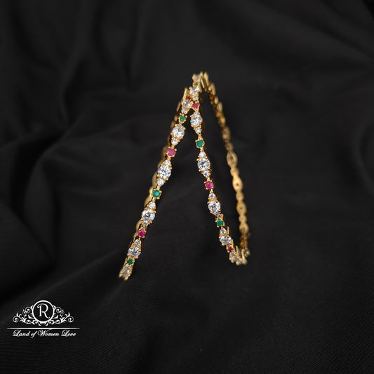 92.5-SILVER DIAMOND FINISHING BANGLES-RCZ1083