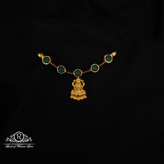 92.5  SILVER LAKSHMI DEVI MALA LOCKET -RCM1382