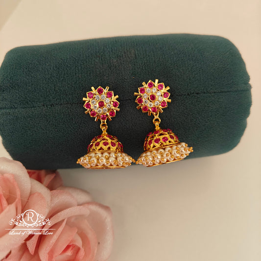 92.5 Silver handmade jumkas-RCK306