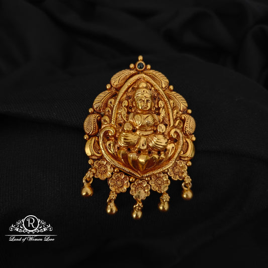 92.5-SILVER LAKSHMI DEVI PENDANT-RCZ972