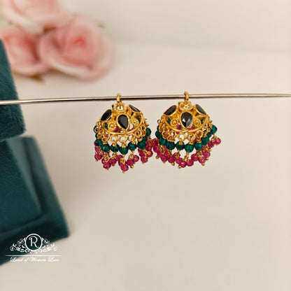 92.5 Silver changeable jumkas-RCBH019