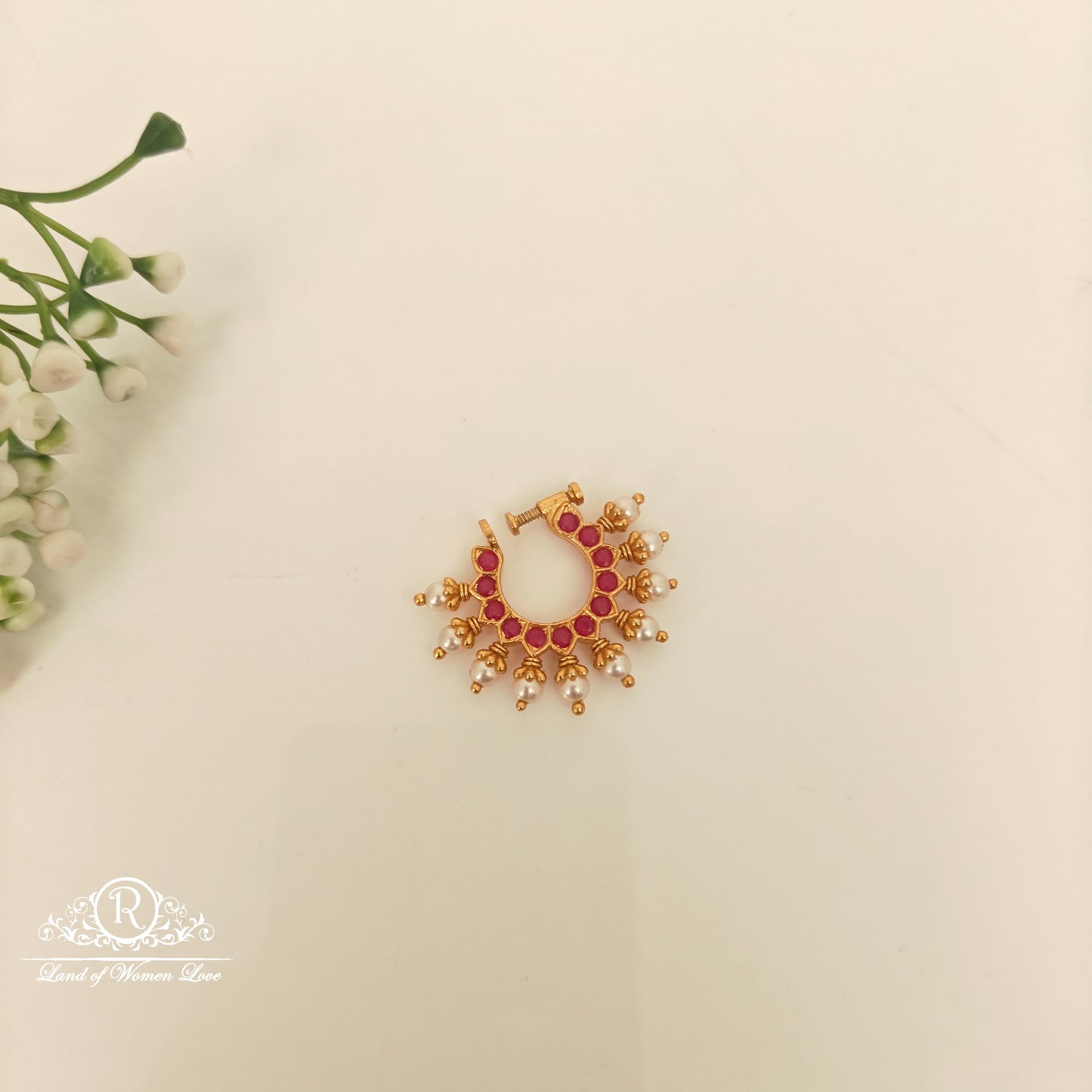 92.5 SILVER NOSE PIN -RCZP046